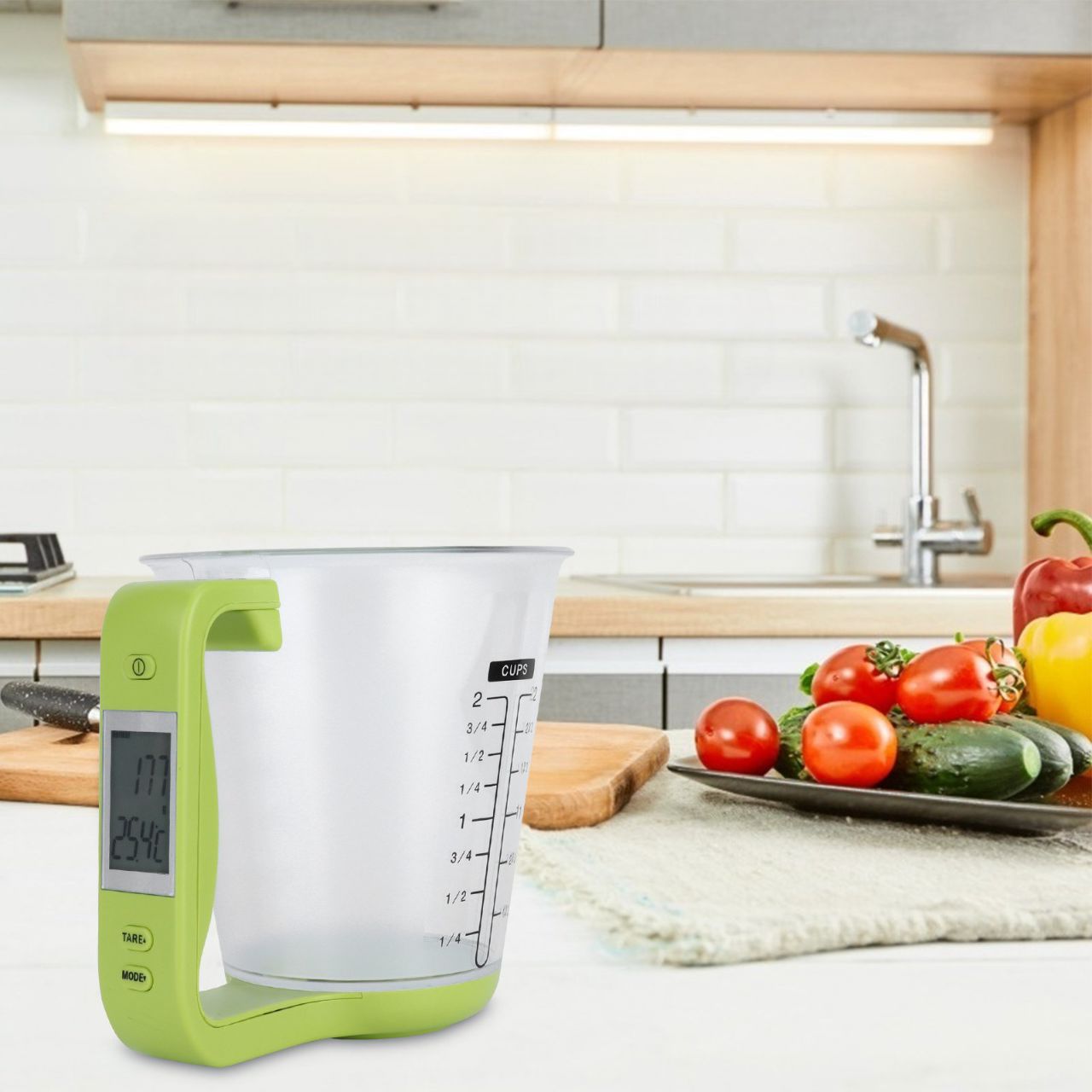 Balance de Cuisine - ElectronicCups™ - Vert - Cuisine d'aujourd'hui