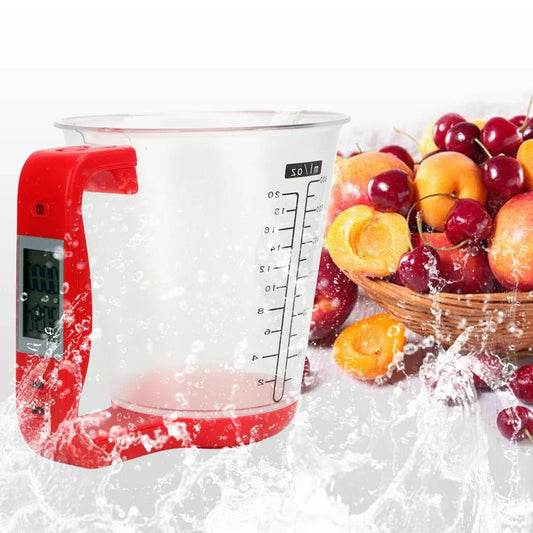 Balance de Cuisine - ElectronicCups™ - Rouge - Cuisine d'aujourd'hui