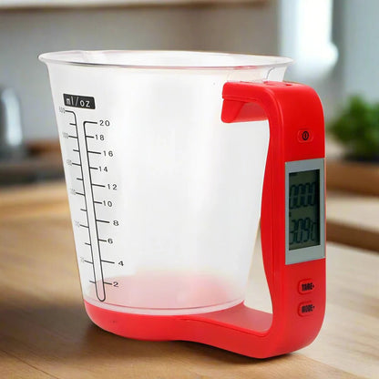 Balance de Cuisine - ElectronicCups™ - Rouge - Cuisine d'aujourd'hui