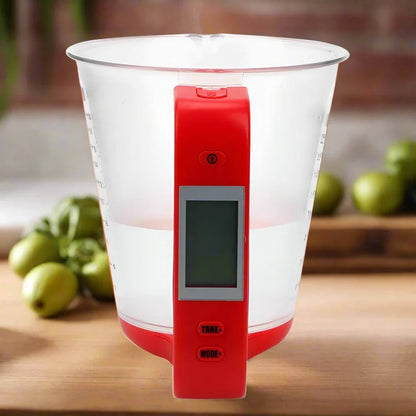 Balance de Cuisine - ElectronicCups™ - Rouge - Cuisine d'aujourd'hui