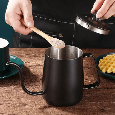 Bouilloire - CoffeeKettleStainless™ - Noir Gros - Cuisine d'aujourd'hui