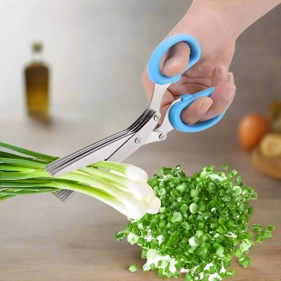 Ciseaux de Cuisine - MultiLayersScissor™ - Bleu - Cuisine d'aujourd'hui