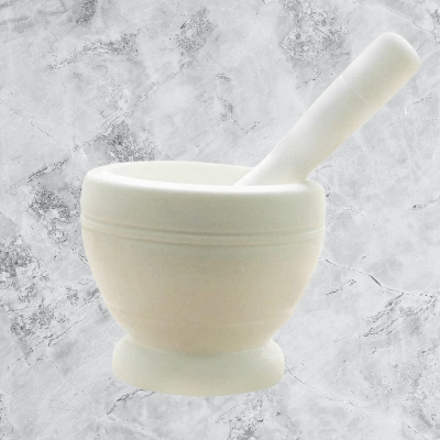 Mortier cuisine - ResinMortar&Pestle™ - Blanc - Cuisine d'aujourd'hui
