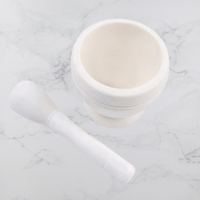 Mortier cuisine - ResinMortar&Pestle™ - Blanc - Cuisine d'aujourd'hui