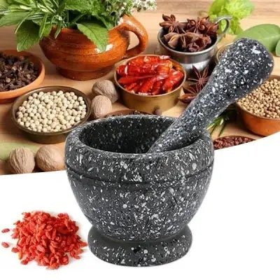 Mortier cuisine - ResinMortar&Pestle™ - Gris - Cuisine d'aujourd'hui