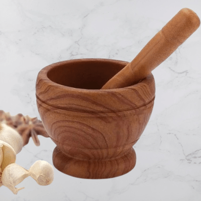 Mortier cuisine - ResinMortar&Pestle™ - Marron foncé - Cuisine d'aujourd'hui