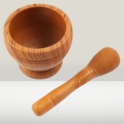Mortier cuisine - ResinMortar&Pestle™ - Marron foncé - Cuisine d'aujourd'hui