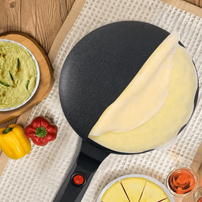 Poêle à crêpe induction - PancakeMaker™ - Noir - Cuisine d'aujourd'hui