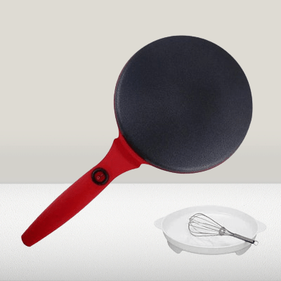 Poêle à crêpe induction - PancakeMaker™ - Rouge - Cuisine d'aujourd'hui