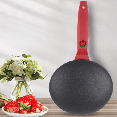 Poêle à crêpe induction - PancakeMaker™ - Rouge - Cuisine d'aujourd'hui