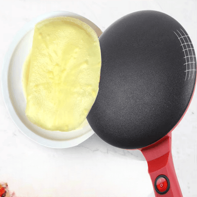 Poêle à crêpe induction - PancakeMaker™ - Rouge - Cuisine d'aujourd'hui
